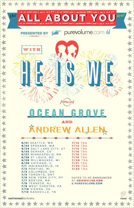 He Is We announces Headlining tour
