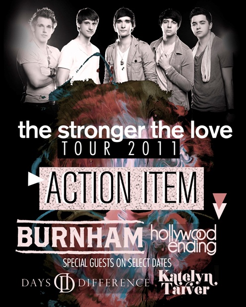 Action Item Release Fall Tour Dates
