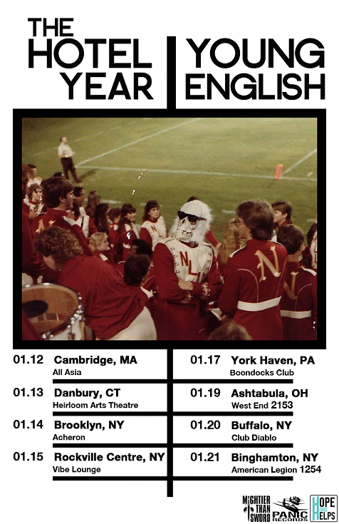 The Hotel Year and Young English tour dates