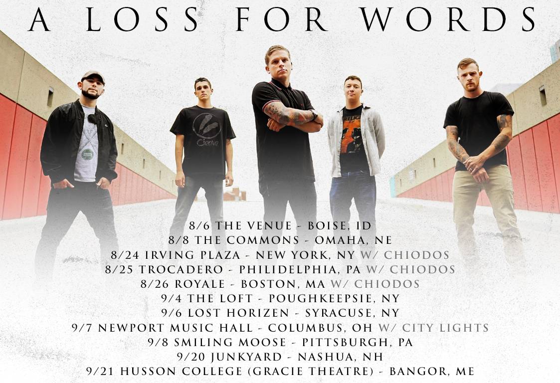 A Loss For Words release more tour dates