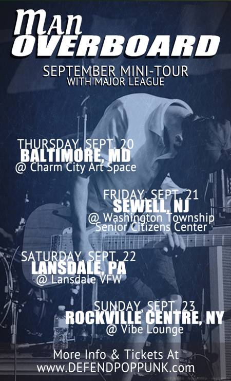 Man Overboard announce east coast tour dates