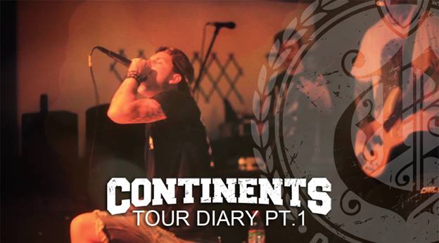 Continents release new tour diary