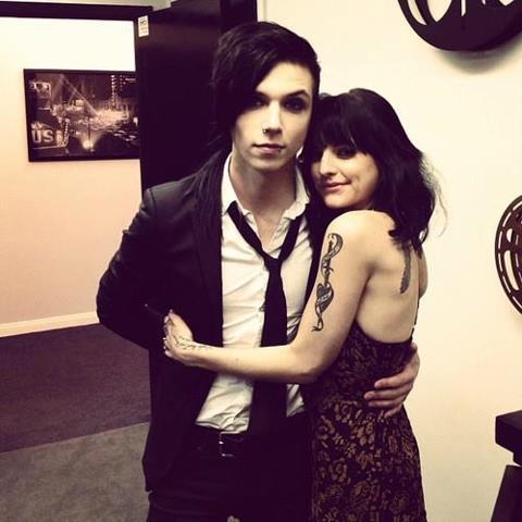 Andy Biersack and Juliet Simms to Collaborate Together