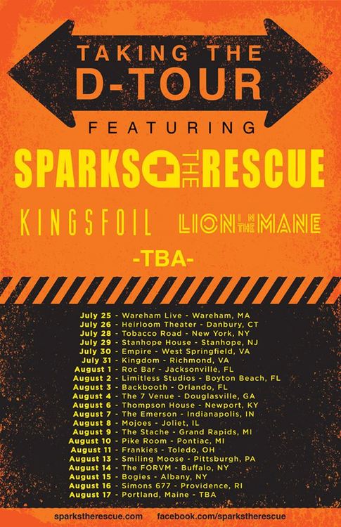 Sparks The Rescue Announce New Tour