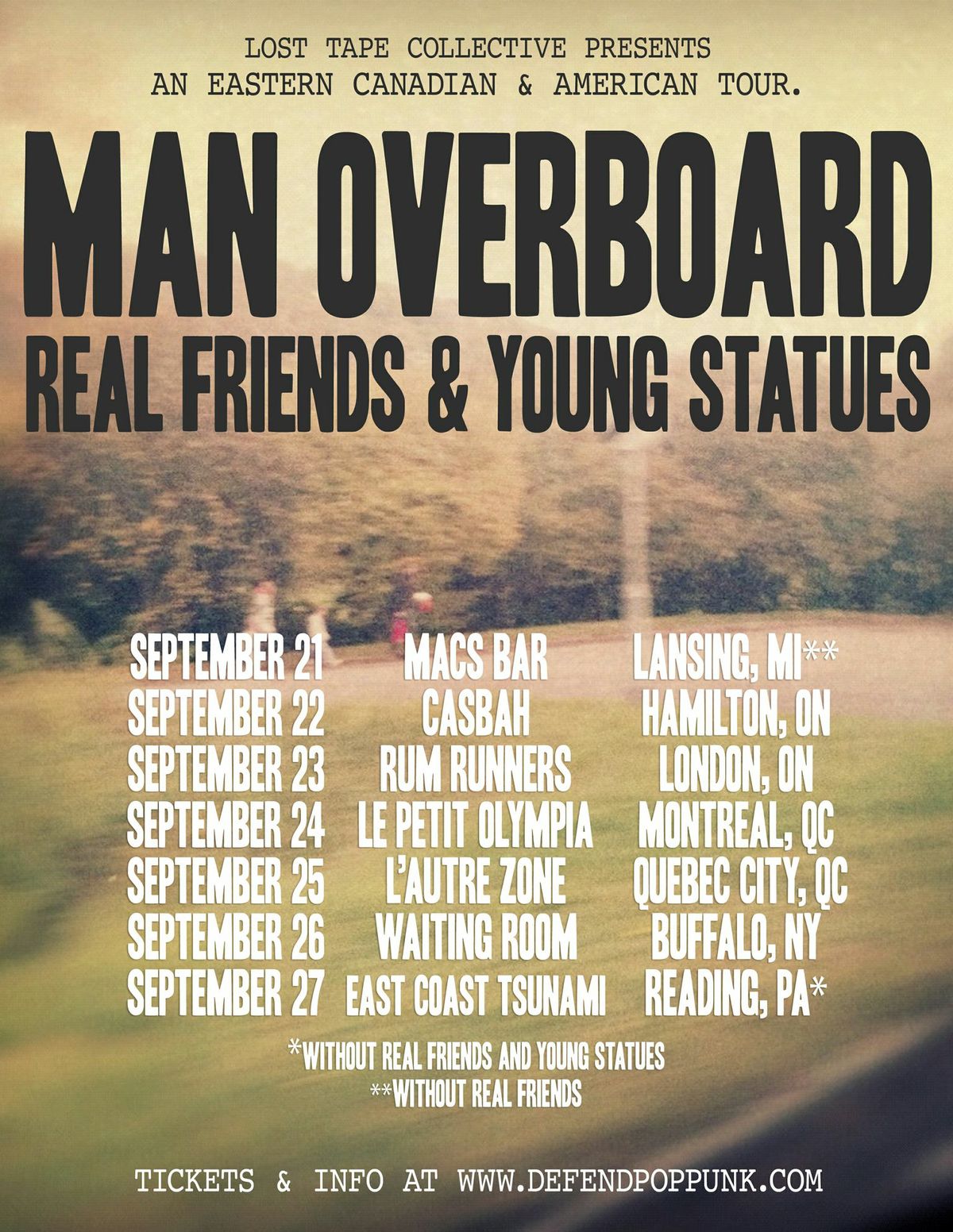 Man Overboard announce Eastern Canadian and American tour
