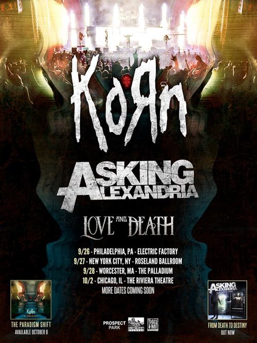 Asking Alexandria + Korn Announce Tour