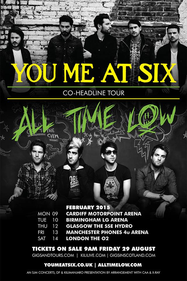 You Me At Six + All Time Low Announce UK Arena Tour