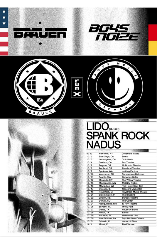 Boys Noize and Baauer announce headlining fall tour