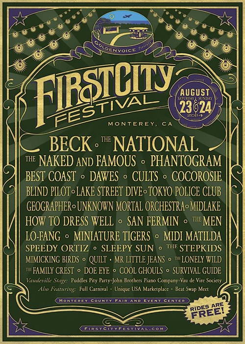 2014 First City Festival Lineup Announced