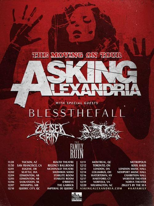 Asking Alexandria + Blessthefall Announce Fall North American Tour