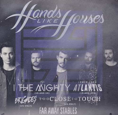 Hands Like Houses Announce US Dates of World Tour
