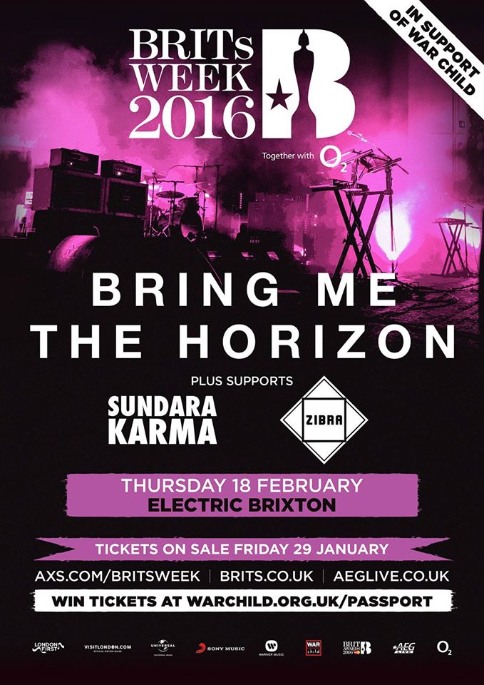 Bring Me The Horizon Announce Exclusive London Show