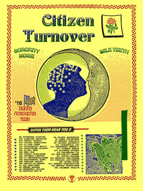 Citizen + Turnover Announce Spring North American Tour