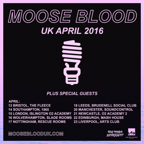 Moose Blood Announce UK Tour