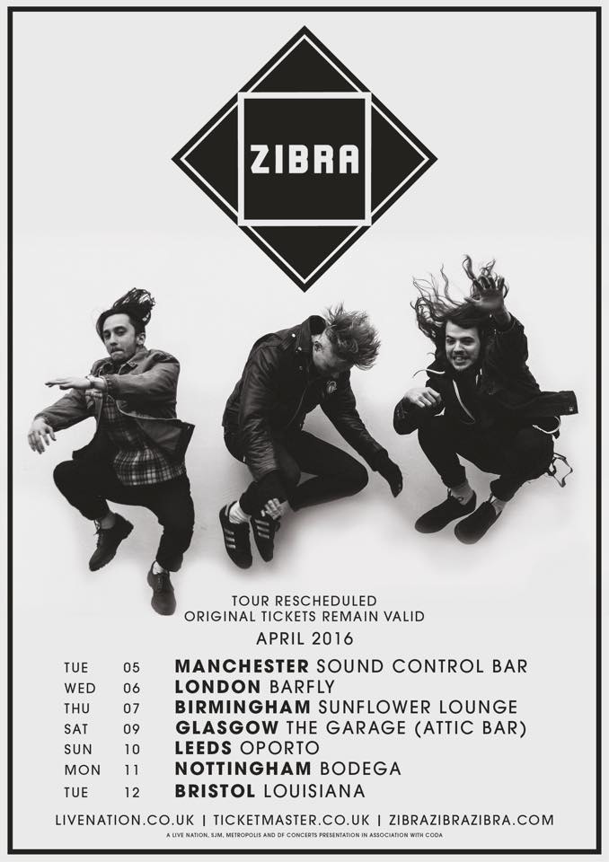 Zibra Announce April UK Tour