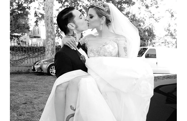 Andy Biersack and Juliet Simms marry