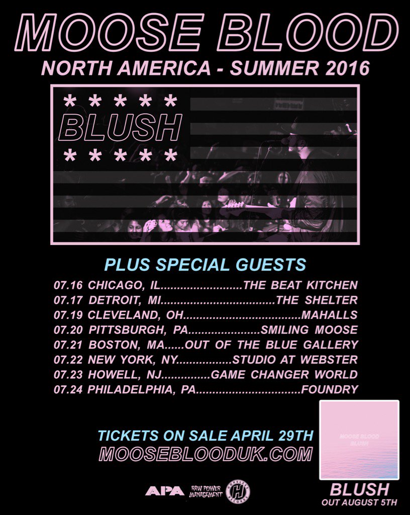 Moose Blood announce headlining North American tour