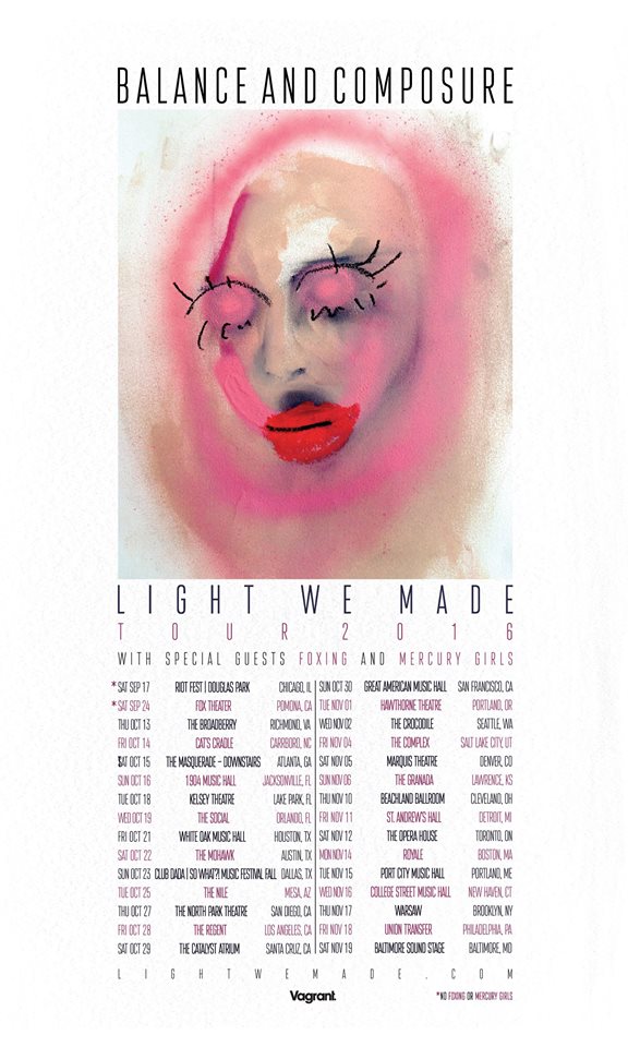 Balance and Composure announce American tour