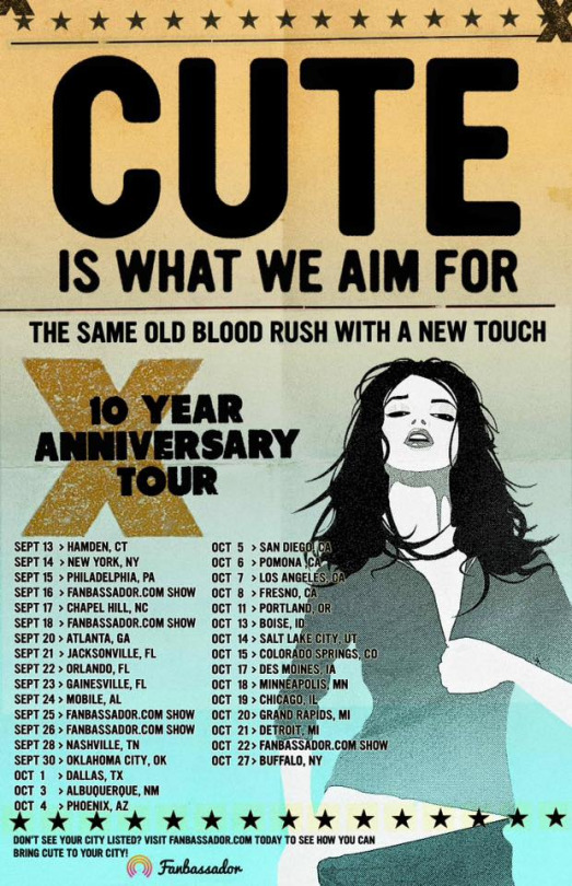 Cute Is What We Aim For announce 10-year anniversary tour