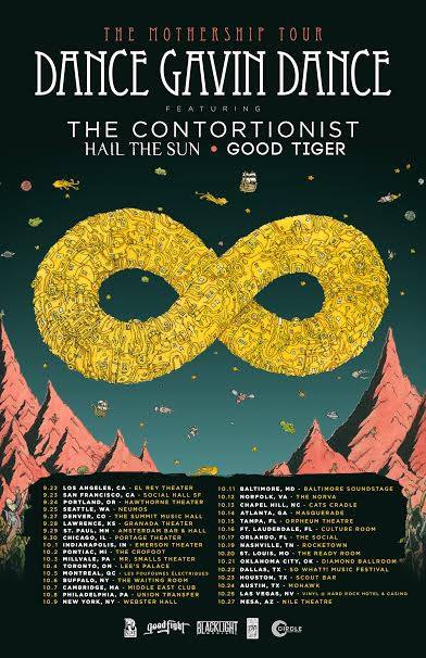 Dance Gavin Dance announce new tour and new album, ‘Mothership’