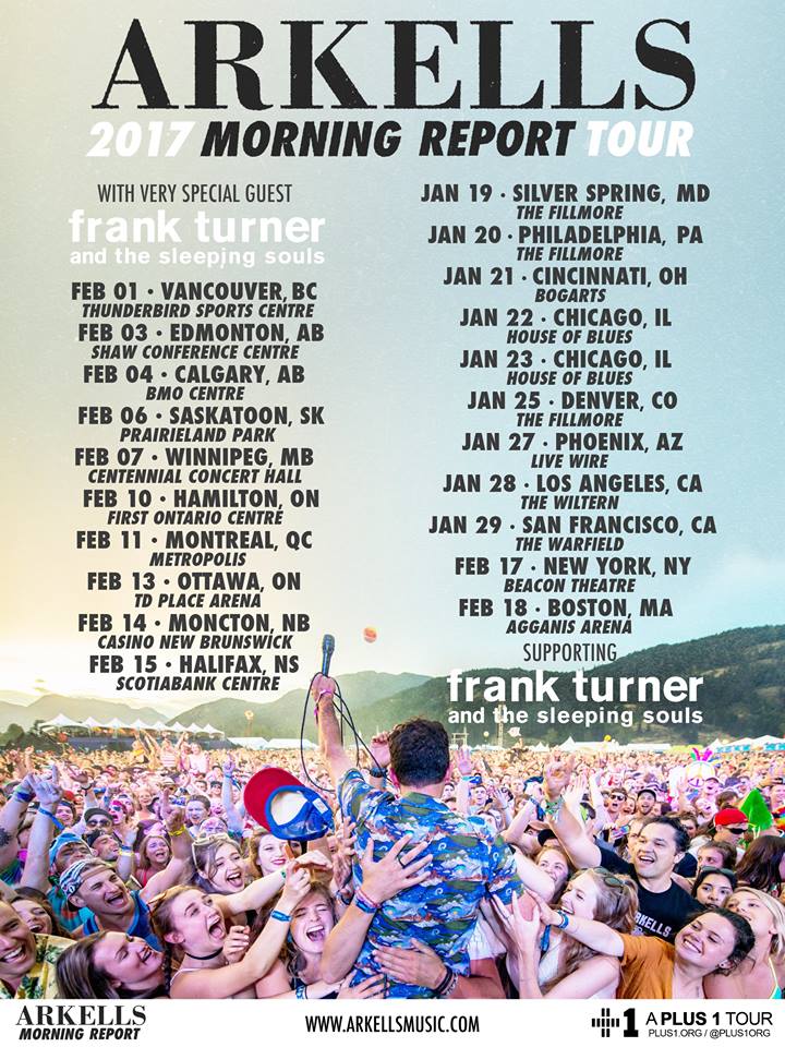Arkells announce 2017 North American Tour