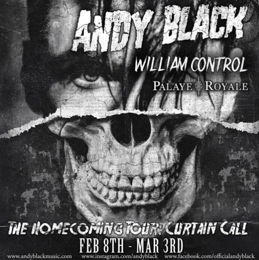 Andy Black announces headlining tour