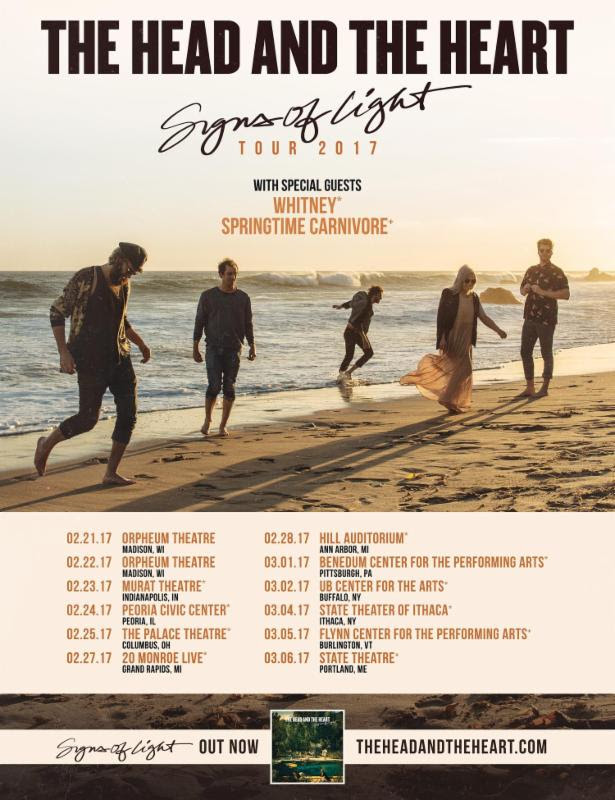 The Head and The Heart announce 2017 North American tour dates
