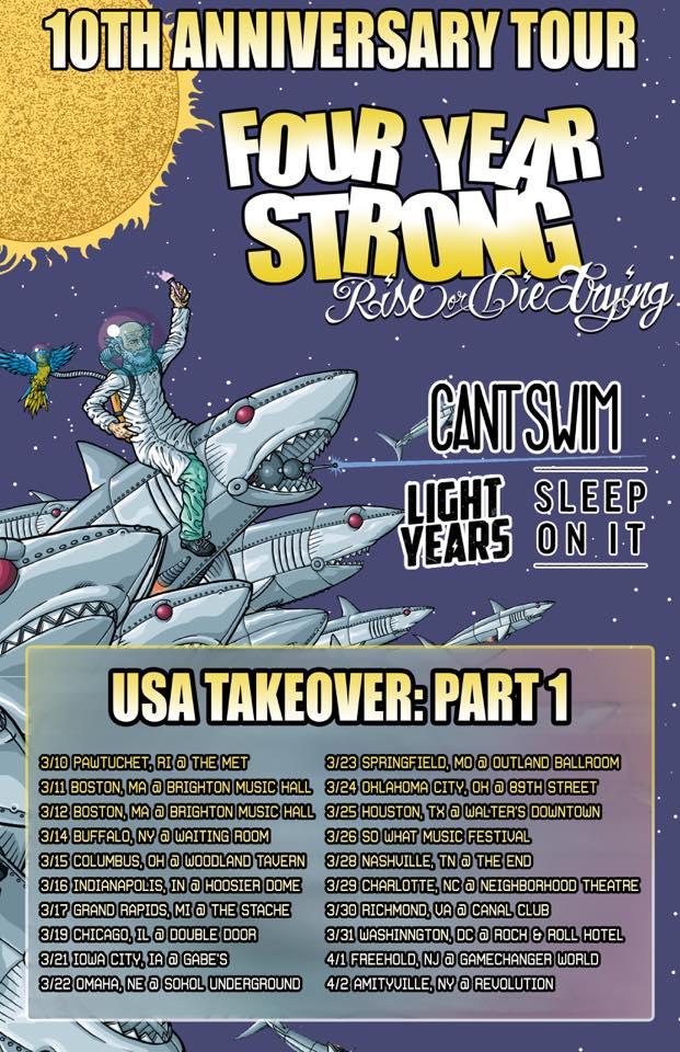 Four Year Strong announce ‘Rise or Die Trying’ tour