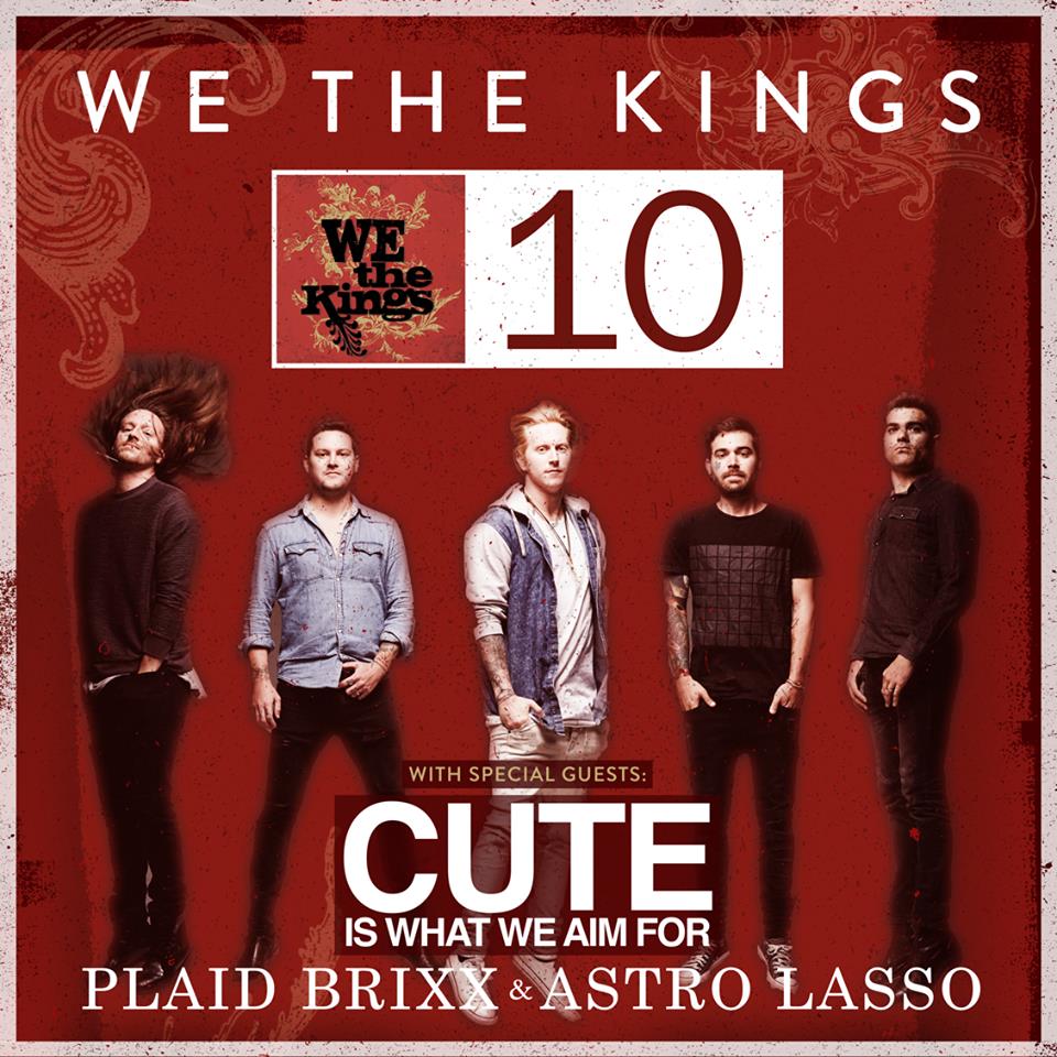 Cute Is What We Aim For added to We The Kings tour