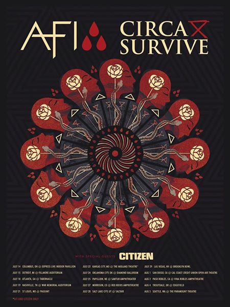 AFI, Circa Survive announce summer tour