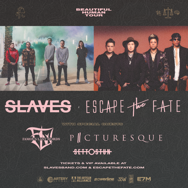 Picturesque announce tour dates with Slaves, Escape The Fate