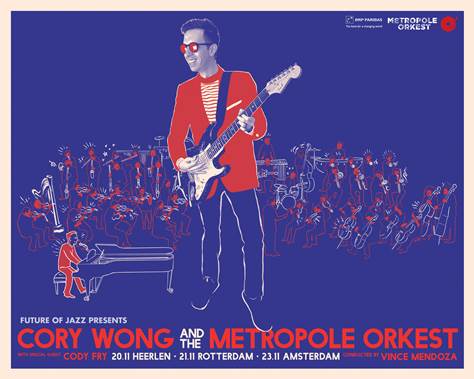 Cory Wong to perform 3 special shows with Metropole Orkest
