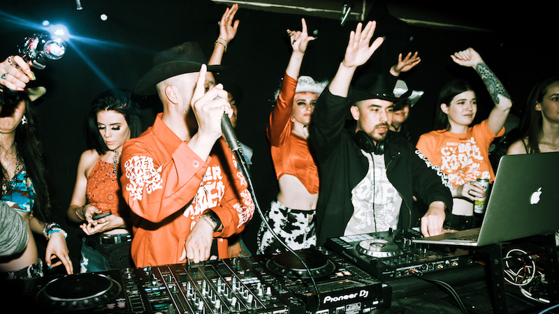 Cyber Rodeo ignites the party with their new single “Crack That Whip”